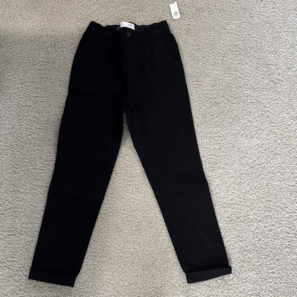 Old Navy boys black chino